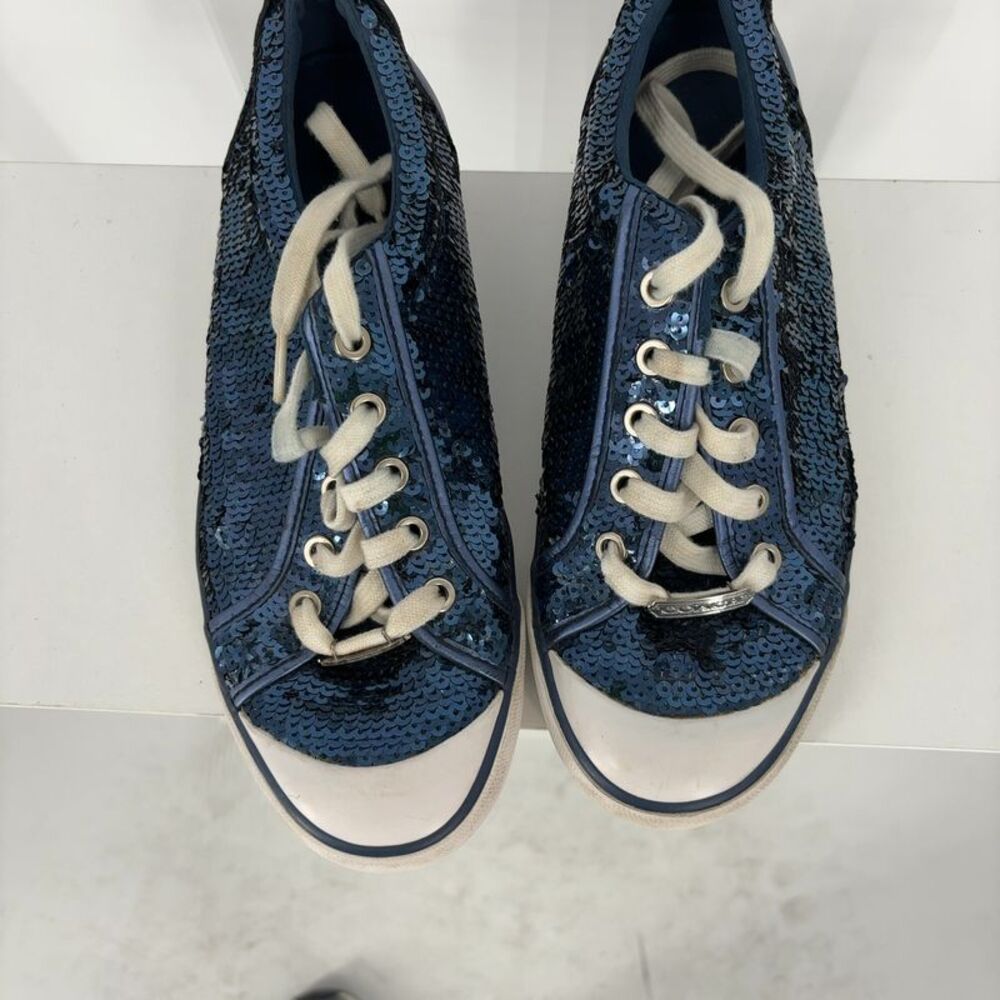 Coach Sequin Tennis Shoes